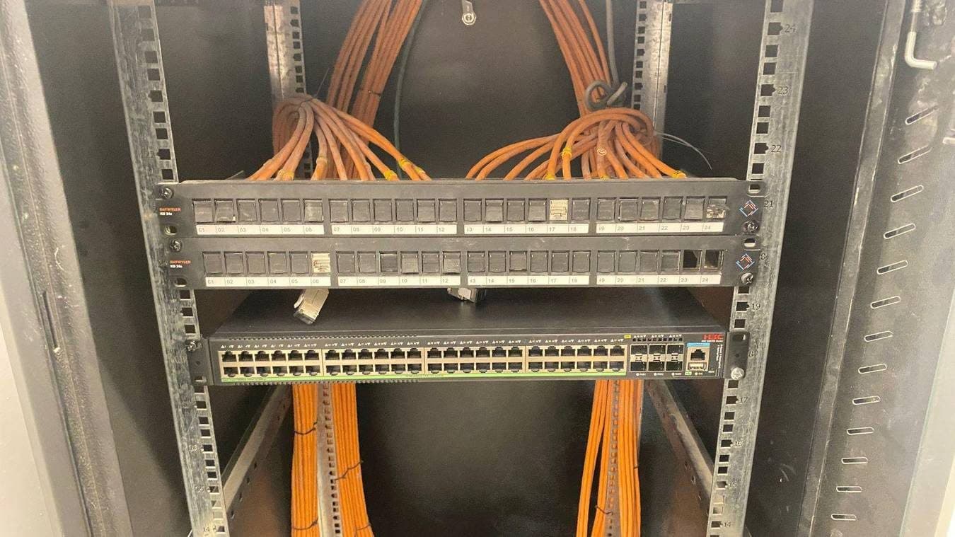 Structured cabling and switching, ZED EAST